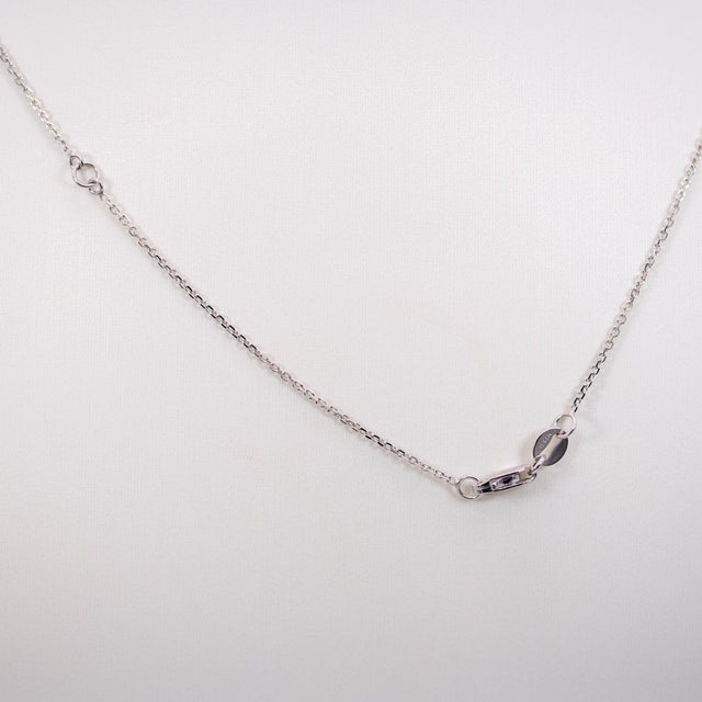 4Ct Lab Grown Diamond Solitaire Necklace With Chain in Solid 14k Gold, 11x9mm For Sale - Image 9 of 9