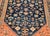 Antique Malayer Tribal Gallery Rug, Hand-Knotted Wool, Geometric Pattern, 5x13, Terracotta & Navy For Sale In Chicago - Image 6 of 18