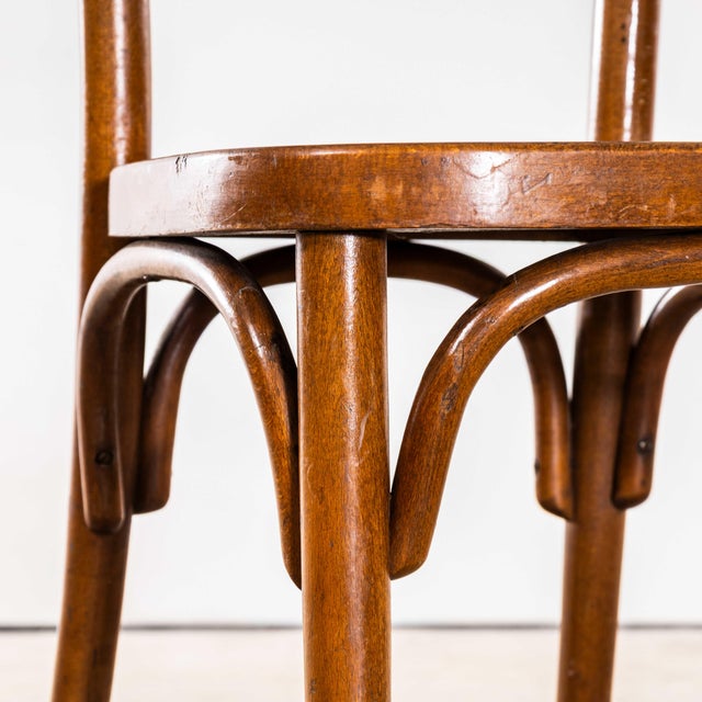 Vintage Bentwood Dining Chairs, 1950s, Set of 4 For Sale - Image 6 of 10