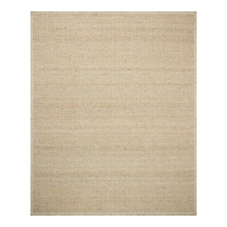 Amber Lewis x Loloi Bowie Natural / Oatmeal 9'-6" x 13'-6" Area Rug For Sale