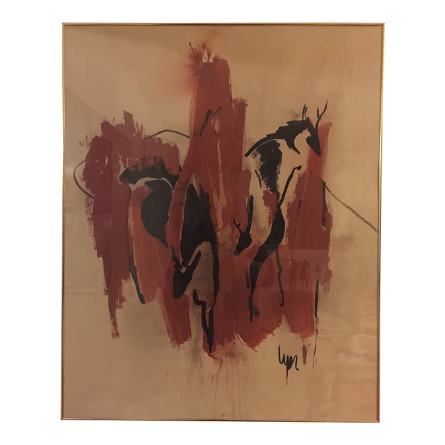 Shridbar Iyer Abstract Painting For Sale