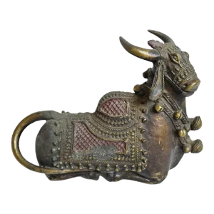 Antique Brass Nandi Bull India