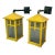 Antique Early 20th C. Aesthetic Movement Mission or Mackintosh Style Outside Iron Wall Lanterns - A Pair For Sale