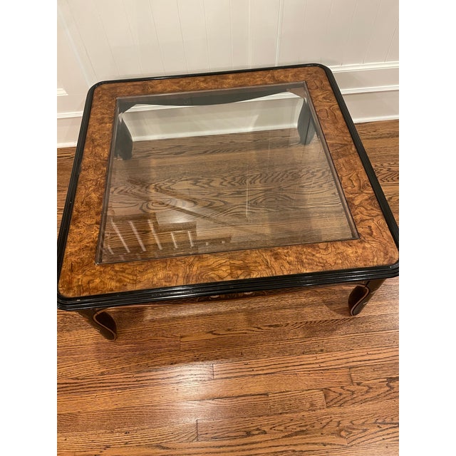 1980s Drexel Heritage Et Cetera Collection Chinoiserie Black & Gold