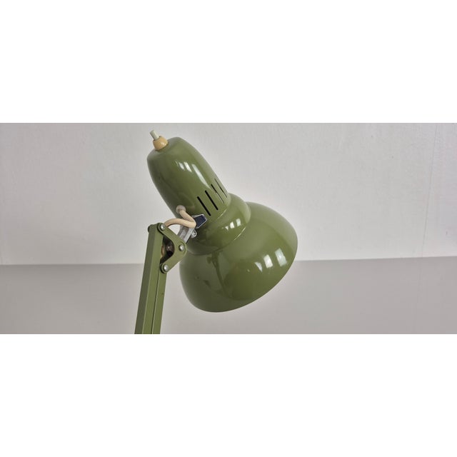 Vintage Green Table Lamp from Ledu, Sweden, 1960s For Sale - Image 12 of 18