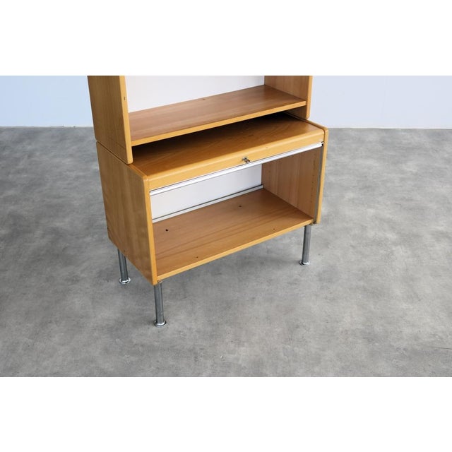 Silver Vintage Filing Cabinet, 1970s For Sale - Image 8 of 9