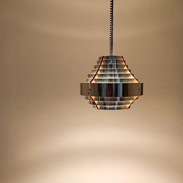 Vintage Scandinavian Ceiling Lamp in the style of Hans Agne Jakobsson, 1970s For Sale - Image 10 of 12