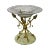 Regency Style Brass Crossed Arrows Crystal Composite Centerpiece W/ Marble Base For Sale
