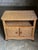 Coastal 1980s Coastal Style Wicker Cabinet on Casters For Sale - Image 3 of 9