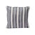 Contemporary Schumacher Amour 20" Pillow in Charcoal & White For Sale - Image 3 of 3