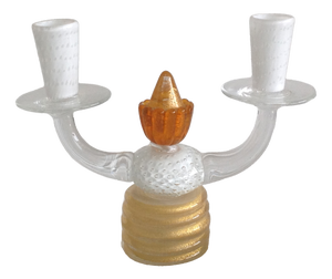 Vintage Candelabra in Murano Glass, 1960s