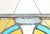 Art Nouveau Vintage Art Nouveau Vivid Stained Glass Hanging Panel For Sale - Image 3 of 11