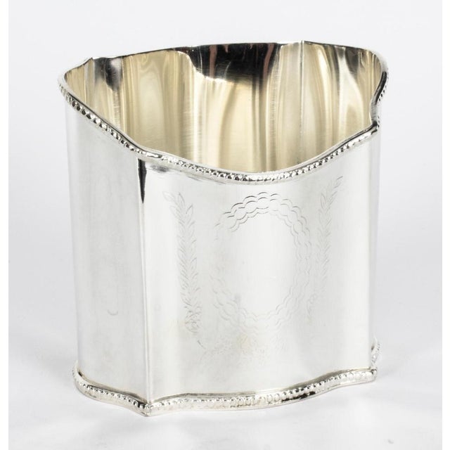 20th Century Neoclassical Silver-Plated Wine Coaster For Sale - Image 12 of 13