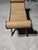 Mid-Century Modern Mid Century Modern 1960s Egyptian Revival Burnt Bamboo Wicker and Rattan Scroll Arm Bench or Side Table For Sale - Image 3 of 3