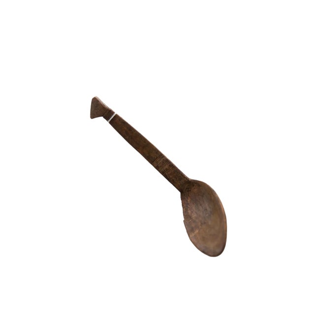 Vintage African Wooden Spoon For Sale - Image 10 of 10