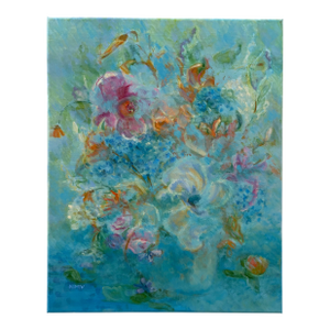 “Blue Note” Oil on Linen by Nancy M. Vignola