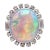Antique Vintage Estate Palladium Diamond Opal Ring This antique vintage estate ring features a mesmerizing larege opal...