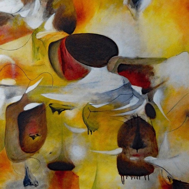 "Midsummer Symphony" unfolds as a vibrant orchestration of color, movement, and layered sensation. Warm yellows and...