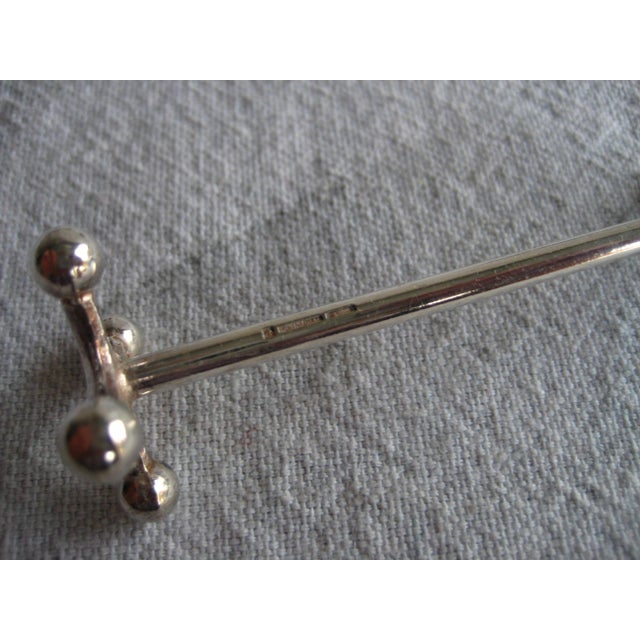1980s Christofle Set of Silver Plate Knife Rest For Sale - Image 6 of 7