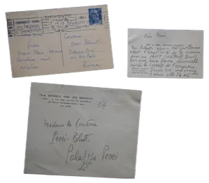 Happy New Year Card Signed by Nicolas Nabokov, 1954