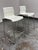Modern Marcus Arvonen for Ikea Glenn White Counter Stools, Pair For Sale - Image 3 of 12