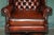 Chesterfield Wingback Swivel Office Chair in Hand-Dyed Leather from Harrods London, 1970s For Sale - Image 12 of 18