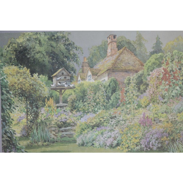 Cottage Garden Wall Art, England, 1990s For Sale - Image 3 of 16