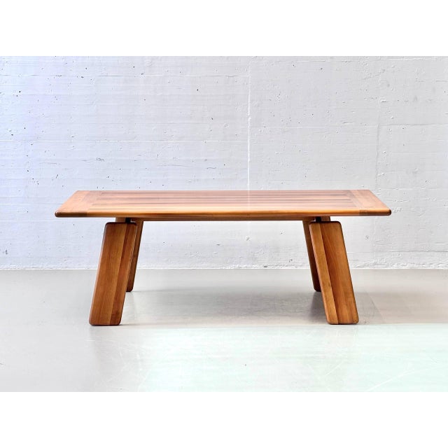 Sapporo Dining Table and Chairs in Walnut by Mario Marenco for Mobilgirgi, Italy, 1970s, Set of 5 For Sale - Image 13 of 16
