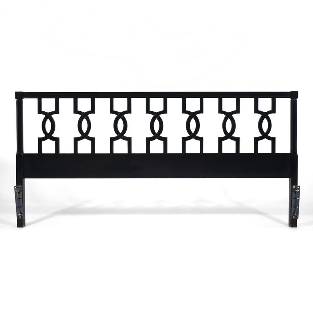 Hollywood Regency King Size Headboard For Sale In Chicago - Image 6 of 11