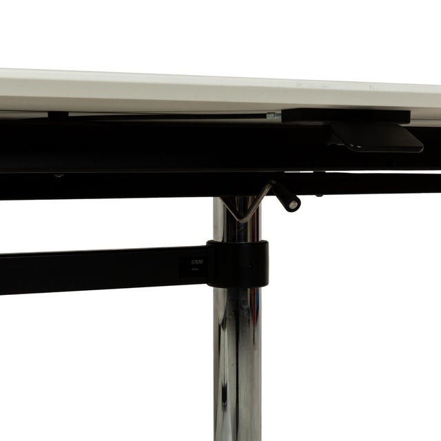 Kitos Dining Table in White Wood from USM Haller For Sale - Image 4 of 12