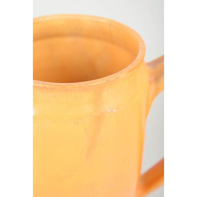 Large Yellow-Orange Glazed Ceramic Pitchers from Kähler, Denmark, 1930s, Set of 2 For Sale - Image 4 of 7