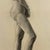 Realism Ludwig Ernst Faber (1855–1913) - Antique Figurative Nude Study of a Standing Woman, Signed (1890, Charcoal on Paper) For Sale - Image 3 of 8
