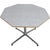 Mid-Century Octagonal Formica Dining Table with Chrome Base, 1960s For Sale - Image 4 of 9