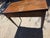 Antique English Oak Fold Over Writing Game Table Desk Drawer Edwardian c.1900 For Sale - Image 10 of 10