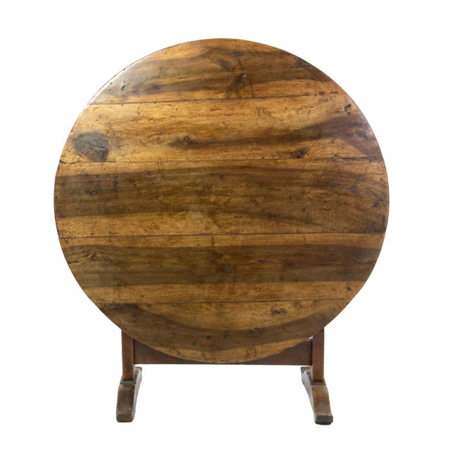 Brown 1870s French Fruitwood Vendange Table For Sale - Image 8 of 8