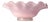 A Large Vintage Murano Glass Pink Oval Bowl by Barovier & Toso For Sale