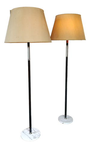 Floor Lamps by Angelo Lelli for Arredeluce, 1950s, Set of 2
