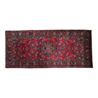Vintage Dargezine Rug Runner - 5'4" X 12' For Sale
