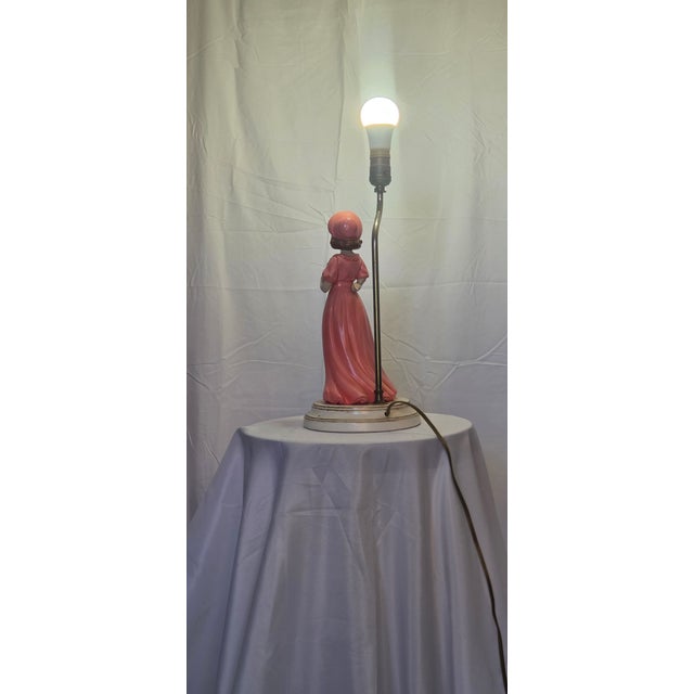 Vintage Pinkie & Blue Boy Figural Table Lamps – Matching Pair For Sale - Image 16 of 17