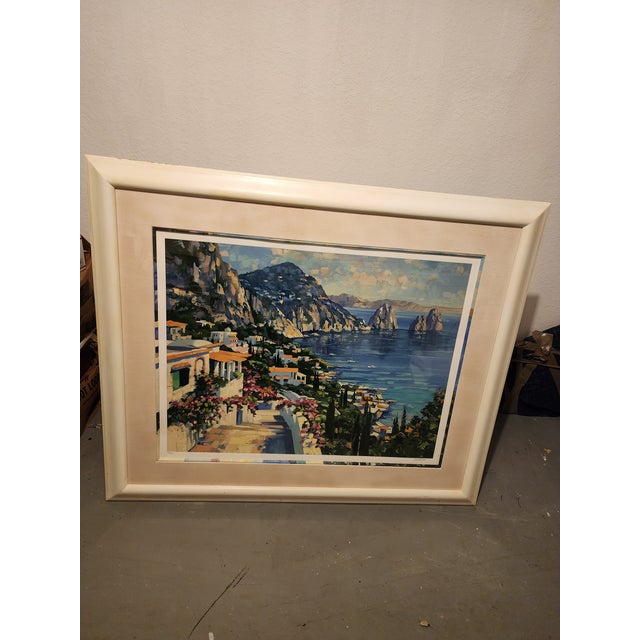 1990s Isle of Capri Serigrap Print by Howard Behrens For Sale - Image 15 of 16