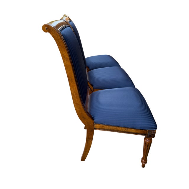 Vintage Ethan Allen Adison French Neoclassical Dining Chairs - Set of 4 For Sale - Image 12 of 18