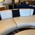 Giovanni Erba Serpentine Leather Sectional, Ivory For Sale - Image 11 of 12