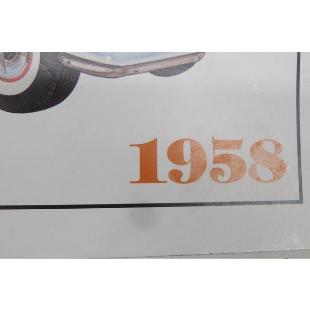 2010s Automemories Classic Car 2014 Calendar Retro Styled 1958 Vintage Auto Art 4706b For Sale - Image 5 of 18
