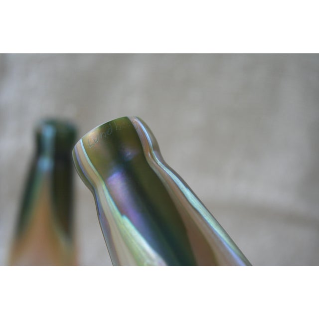 Lundberg Studios 1980s Lundberg Studios Botanical Glass Shades - a Pair For Sale - Image 4 of 8