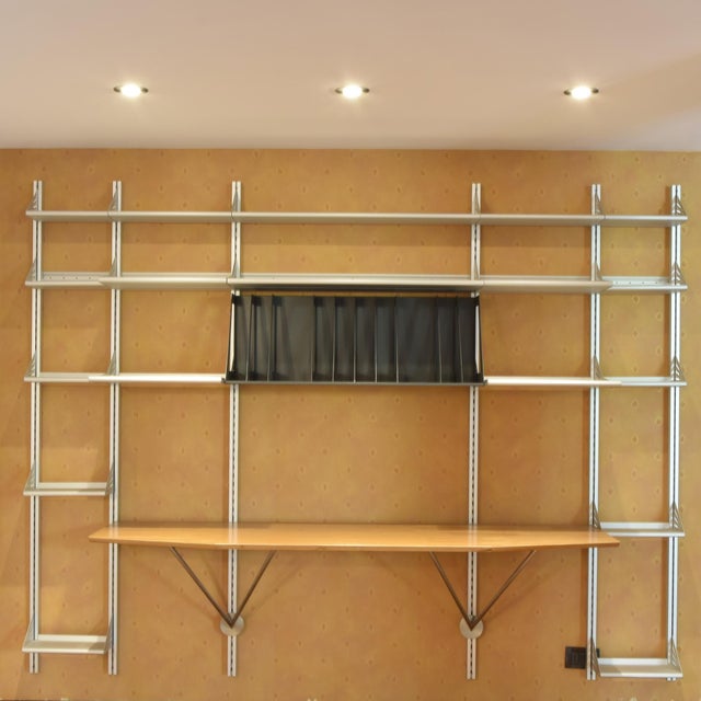 Kaos Modular Wall Shelving System in Aluminum by Antonia Astori for Driade, 1990s For Sale - Image 12 of 12