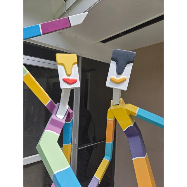 Modern Monumental Robert Cordisco Aluminum Sculpture Figurines Unsigned For Sale - Image 3 of 11