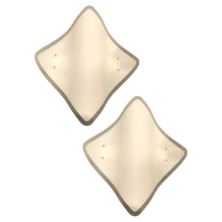 Large Murano Glass Sconces, 1980s, Set of 2 For Sale