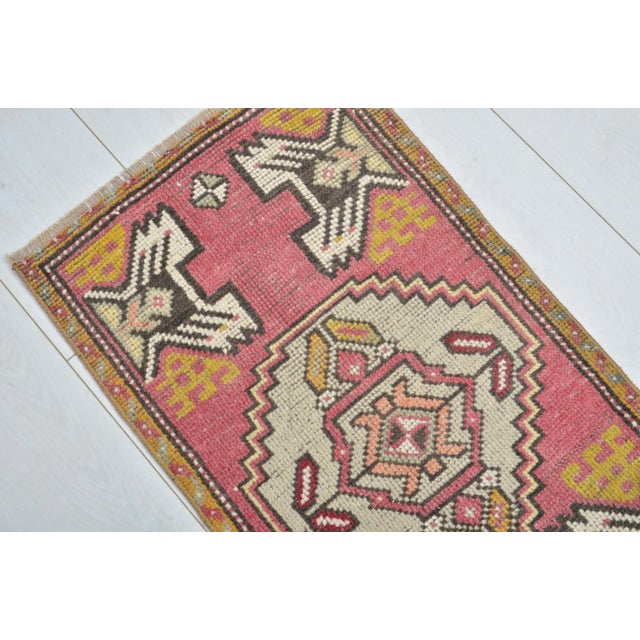 Rug & Kilim Turkish Handmade Vintage Red Rug For Sale - Image 4 of 6