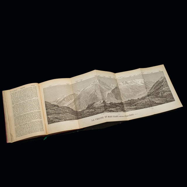 Red Small Antique Baedeker's South Eastern France Guide Book, Provence, Travel Maps For Sale - Image 8 of 12