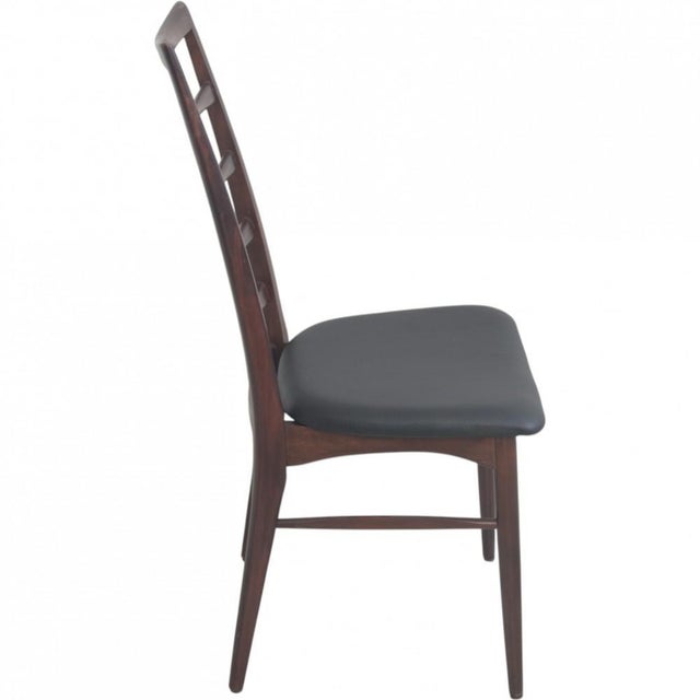 Vintage Lis Chairs in Stained Beech by Ib Kofoed Larsen, 1960s, Set of 6 For Sale - Image 6 of 18